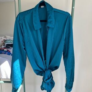 Teal Women's Bodysuit Top